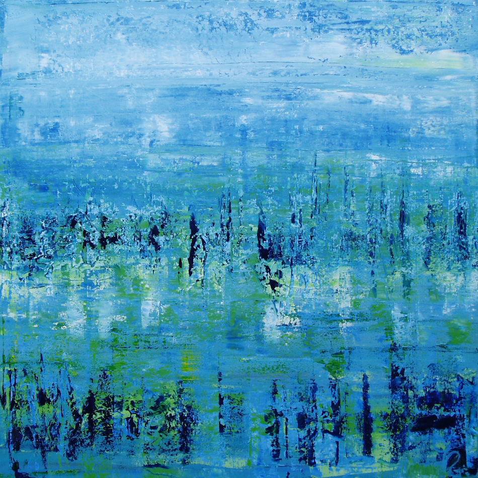 Joke Nakken - Abstract blauw